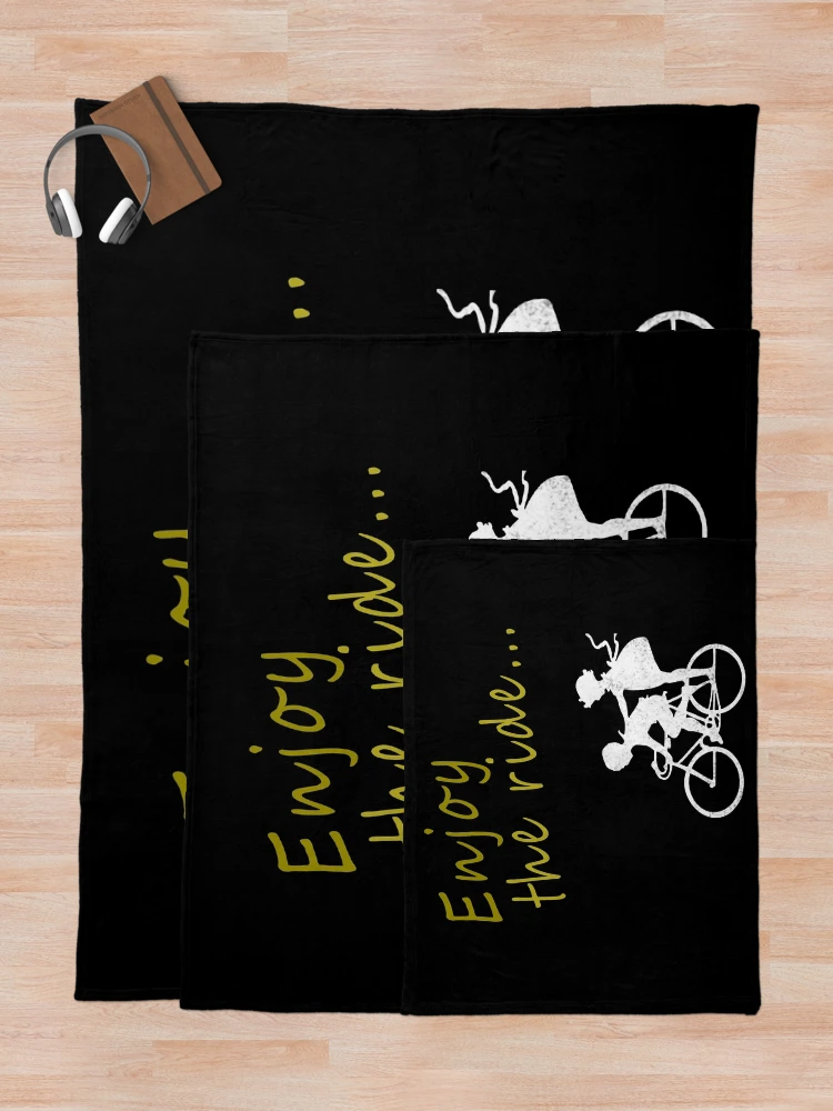 Thumbnail 5 of 6, Throw Blanket, Enjoy The Ride designed and sold by SmartStyle.