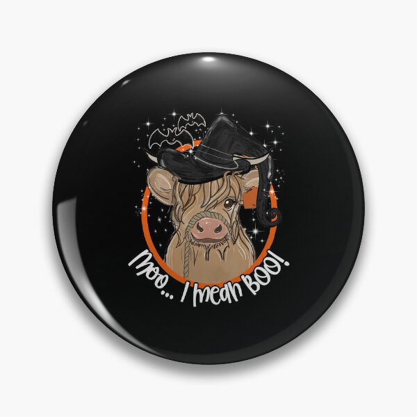 Item preview, Moo I Mean Boo halloween vintage funny Cute Ghost spooky humor designed and sold by beckadamr.