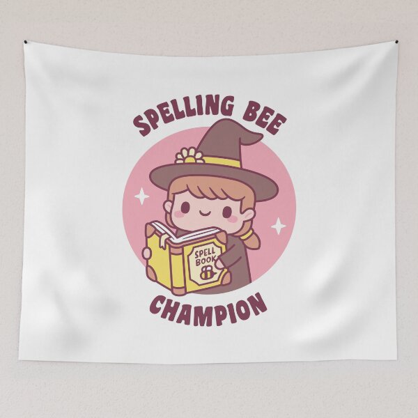 Item preview, Cute Witch With Spell Book, Spelling Bee Champion Funny designed and sold by rustydoodle.