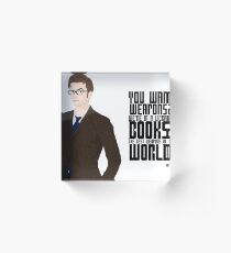 Doctor Books Acrylic Block