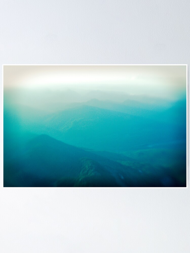 Alternate view of Vancouver Island from the air Poster