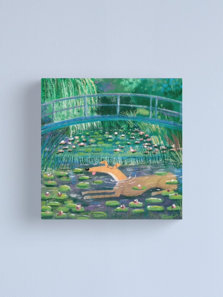 Alternate view of Greympressionism Canvas Print