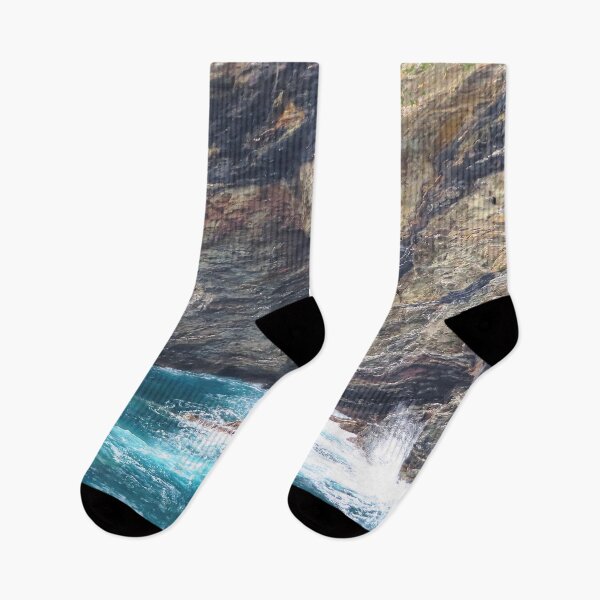 Item preview, Merlin's Caves in Tintagel England. designed and sold by Natural-Habitat.