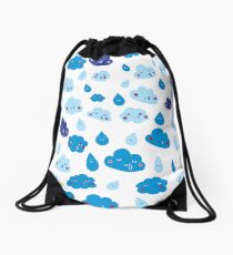 Rain, with a chance of... Drawstring Bag