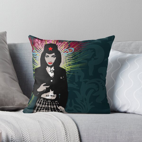 MAKE LOVE, NOT WAR... Throw Pillow