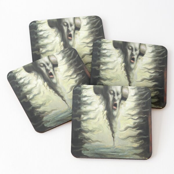 Item preview, AI Generated Art, Creepy White Noise 2 designed and sold by Elvira Hyvönen.