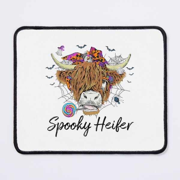 Item preview, Leopard Halloween Highland Cow Pumpkin Spooky Heifer designed and sold by Spencerhowar.