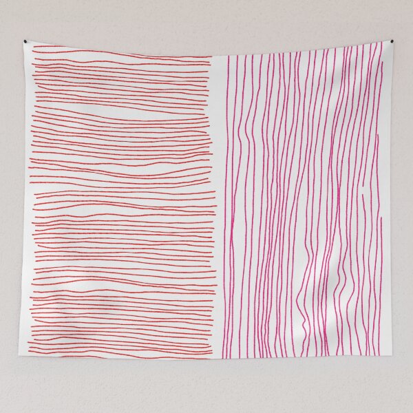 Item preview, Hot Pink Orange Lines designed and sold by KennyLucky.