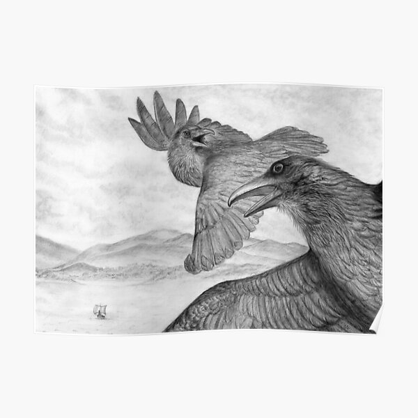 Huginn and Muninn Poster