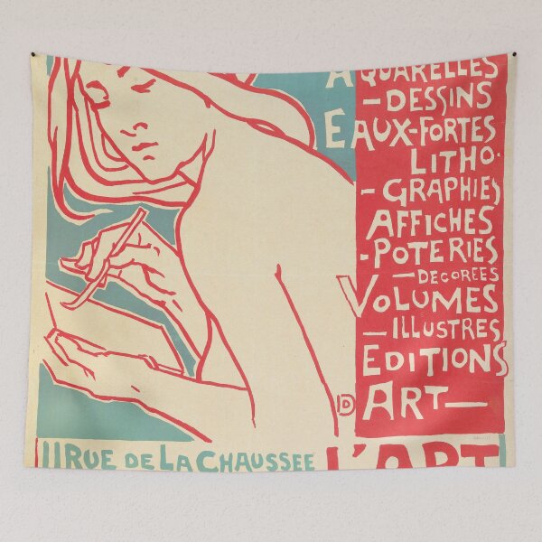 Item preview, L'art independant - French vintage poster designed and sold by DejaVuStudio.