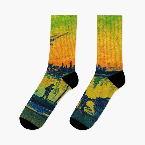 Item preview, Coal Barges II - Vincent van Gogh designed and sold by SimpleJoyStyle.