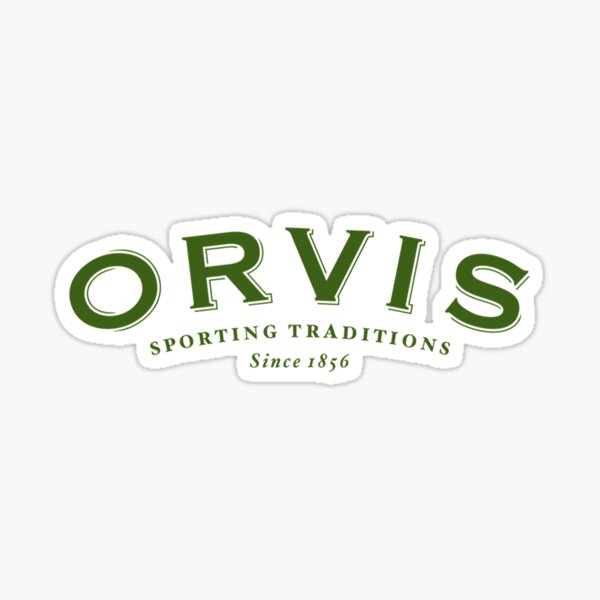 Orvis Fishing Logo  Sticker for Sale by agneszlant3
