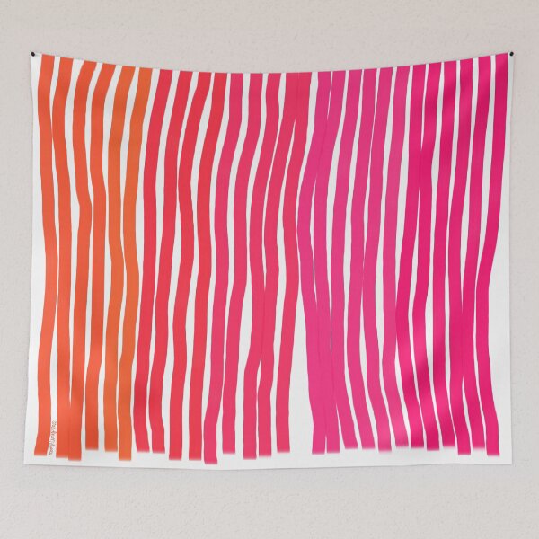 Item preview, Hot Pink Orange Bold Lines designed and sold by KennyLucky.