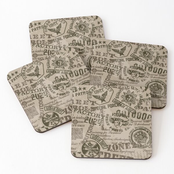 Item preview, Military Stamps Pattern designed and sold by PatternHome.