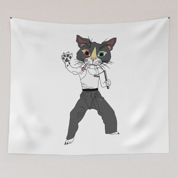 Item preview, Karate Cat designed and sold by NOTSNIW ART.