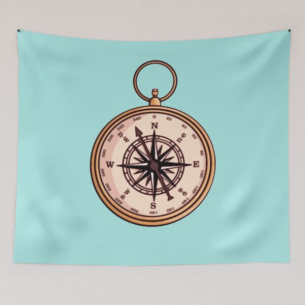 Item preview, golden compass designed and sold by si3iy.