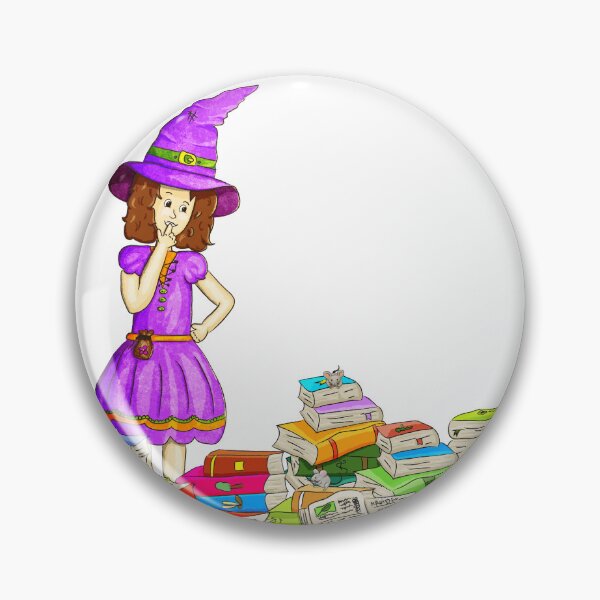 Item preview, Little witch wit all her magic books designed and sold by studioMoSa.