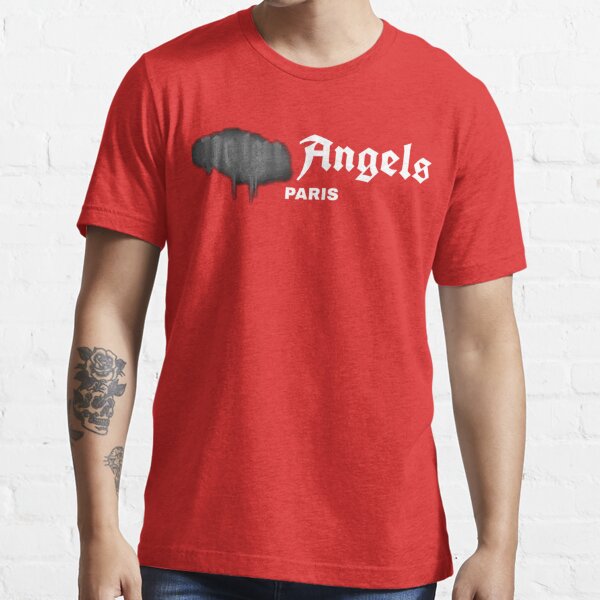 Palm Angels Sprayed Logo Paris Essential T-Shirt for Sale by ASIAWEMM