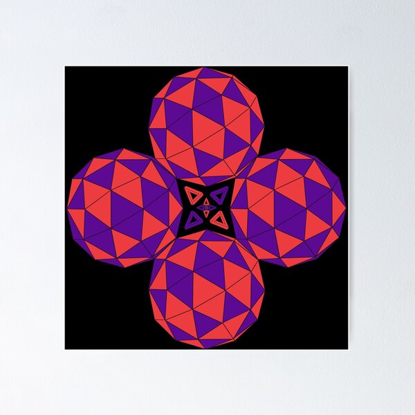 Item preview, Icosahedron Star (V&R) designed and sold by createVisions.