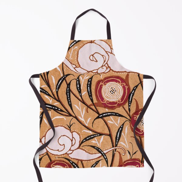Item preview, Art Nouveau Flower Pattern Stencil In Oriental Style Wall Art designed and sold by capotees.