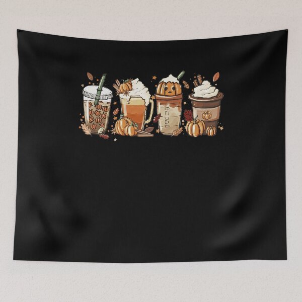 Item preview, Coffee Pumpkin Halloween coffee cute coffee lover humor vintage designed and sold by beckadamr.