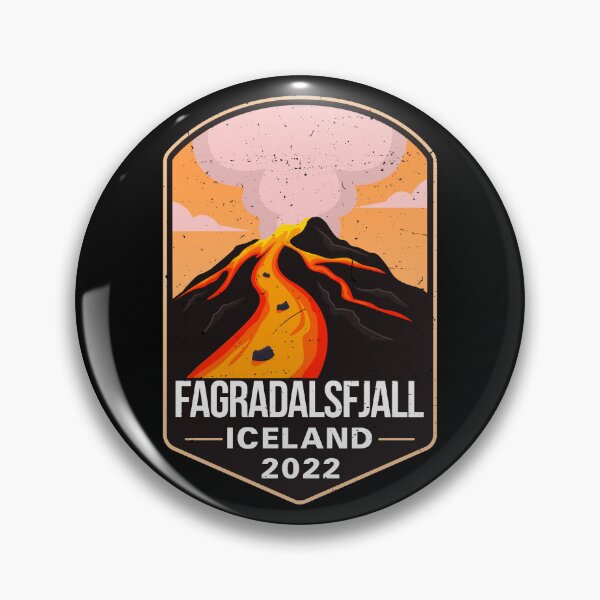 Item preview, Fagradalsfjall Iceland Volcano Eruption 2022 designed and sold by MagicBoutique.