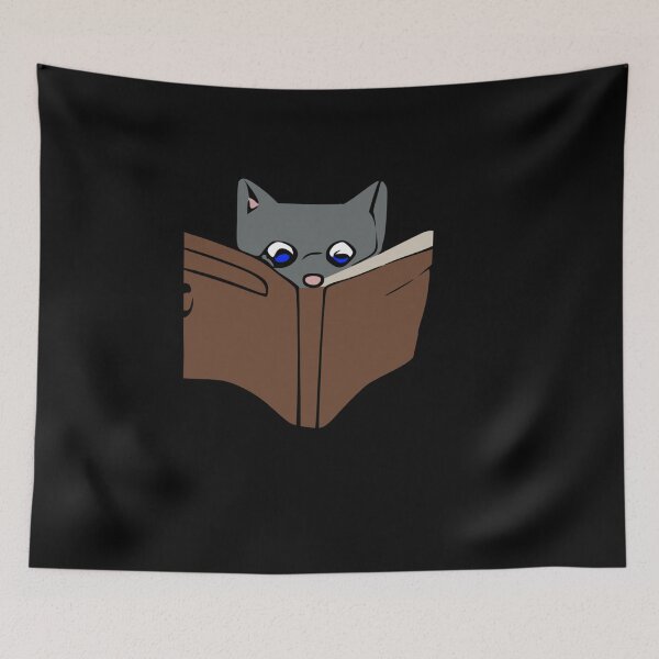 Item preview, CAT READING A BOOK designed and sold by sobriowslen.