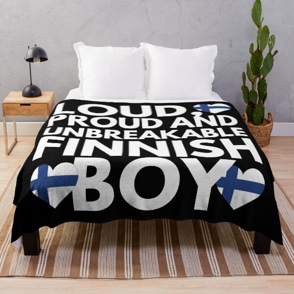 Item preview, I am Finnish Boy Loud, Proud and Unbreakable designed and sold by HelloFromAja.