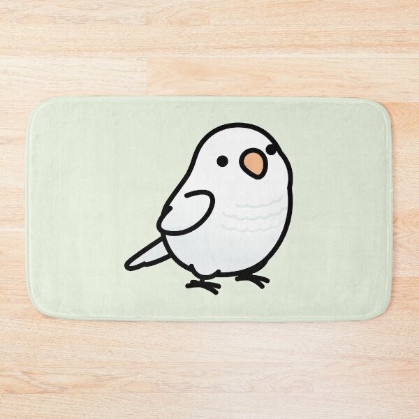 Item preview, Chubby White Quaker Parrot designed and sold by birdhism.