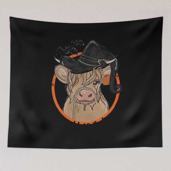 Item preview, Moo I Mean Boo halloween vintage funny Cute Ghost spooky humor designed and sold by beckadamr.