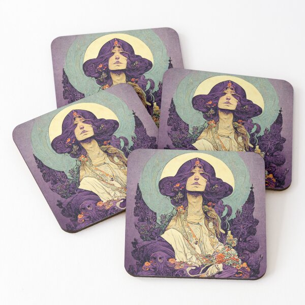 Aperçu de l'œuvre The Depression of the Purple Priestess of Stoner Doom créée et vendue par esotericorigins.