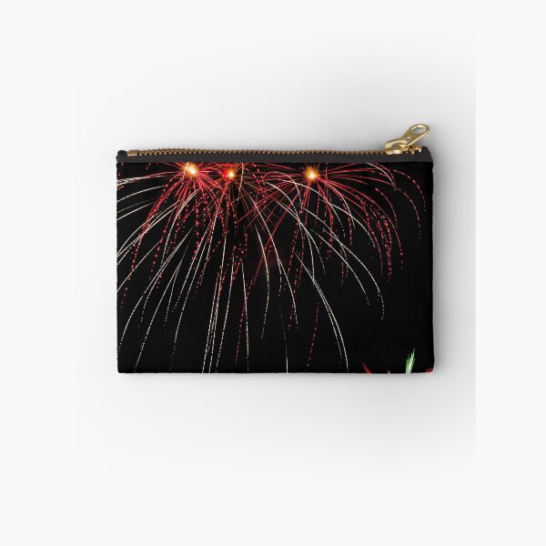 Item preview, Long Exposure of Multicolored Fireworks Against a Black Sky - Bastille Day designed and sold by Alexander Sorokopud.