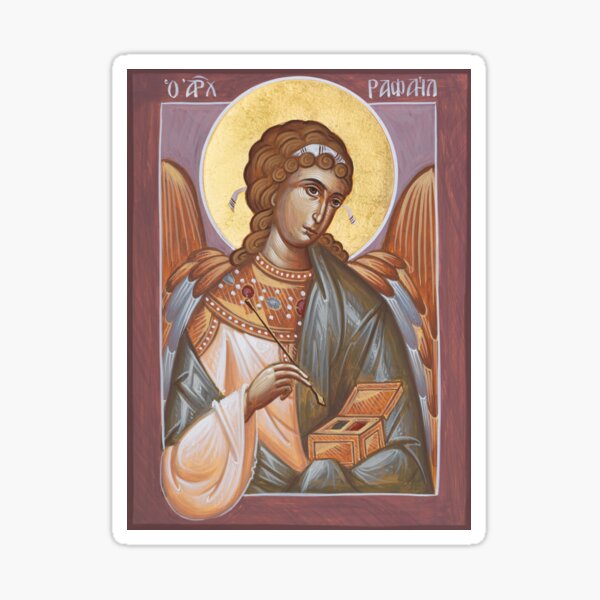 Item preview, Archangel Raphael designed and sold by ikonographics.