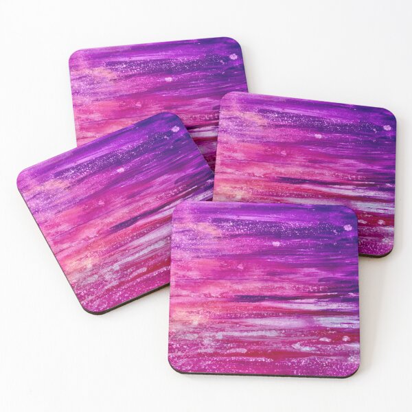 Item preview, Photography of Real Paint Art on Real Paper! Purple, Pink, Gold, White, Red, Abstract designed and sold by ArticLotusShop.