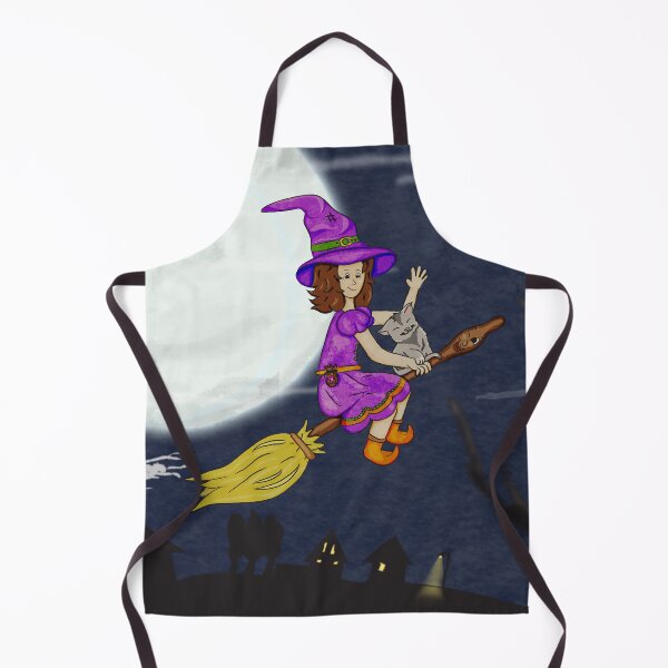 Item preview, pequeña bruja en la noche designed and sold by studioMoSa.