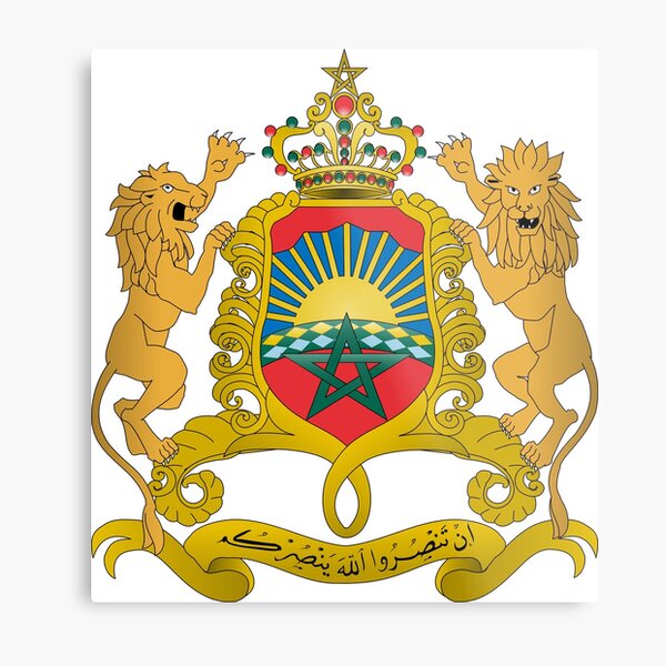 Morocco Coat of Arms Metal Print