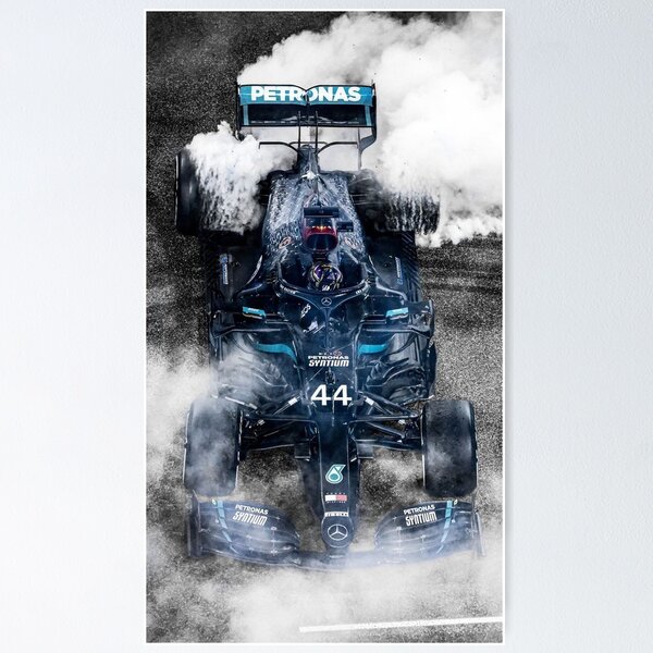 Lewis Hamilton Poster Formula 1 Mercedes F1 Wall Art A4 Poster