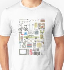 STRANGER THINGS object illustration barb glasses quote eggs 011 upside down demogorgon eleven Unisex T-Shirt
