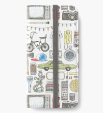 STRANGER THINGS object illustration barb glasses quote eggs 011 upside down demogorgon eleven iPhone Wallet/Case/Skin