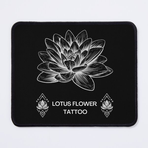 Item preview, Lotus flower tattoo designed and sold by The Love Quill.