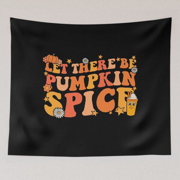 Item preview, Let There be pumpkin spice Groovy Fall Autumn And Halloween designed and sold by JokeGysen.