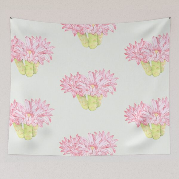 Item preview, Chin cactus flower watercolour designed and sold by Corinne Alexa Jackson.