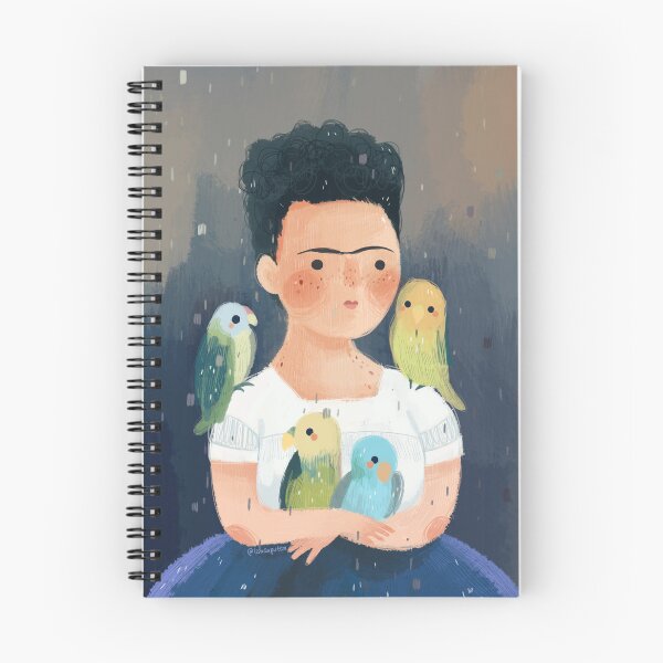 Artikelvorschau, Frida Kahlo und ihre Papageien entworfen und verkauft von lisasaputra.