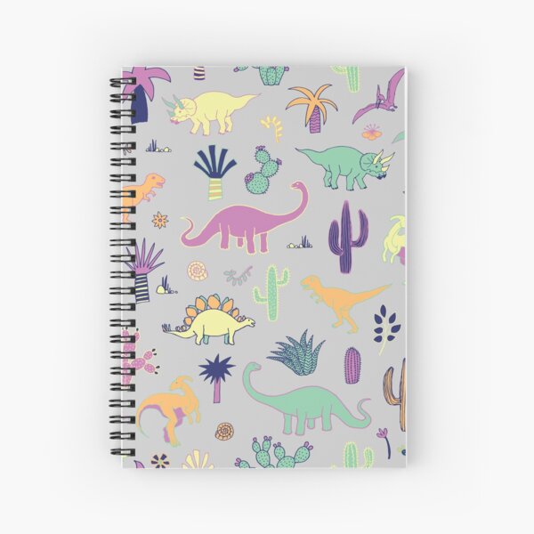 Désert de dinosaure - pêche Cahier à spirale