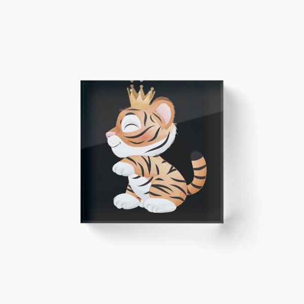 Item preview, Cute Baby Tiger, Tiger Lover Tee Gift For Girls Boys Kids, Funny Tiger. designed and sold by Waleedw.