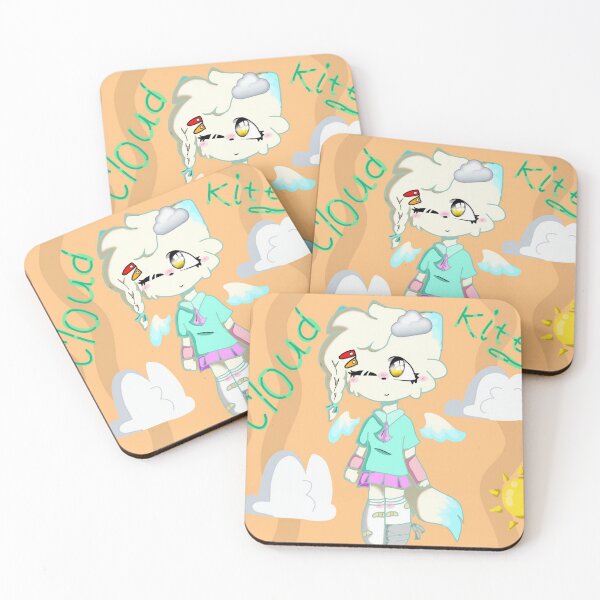 Item preview, Cloud Kitty anime drawing designed and sold by Aizhan896.