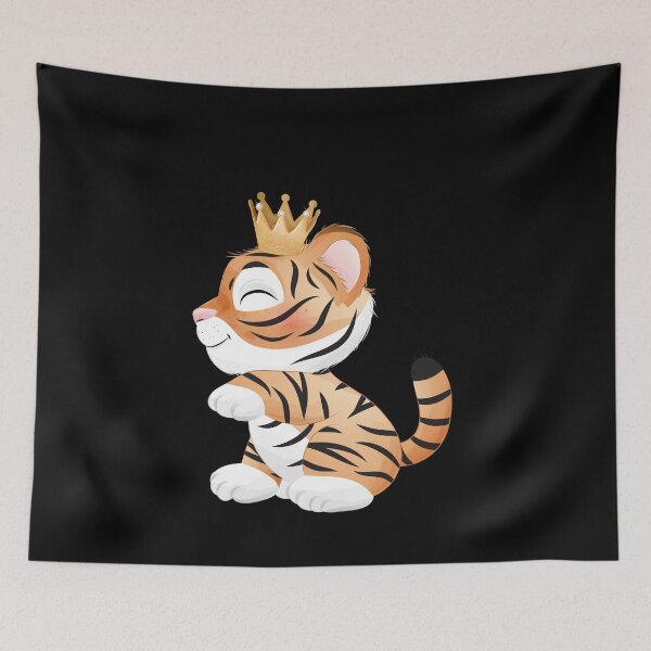 Item preview, Cute Baby Tiger, Tiger Lover Tee Gift For Girls Boys Kids, Funny Tiger. designed and sold by Waleedw.