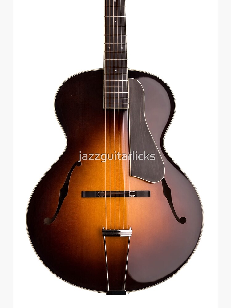 "Jazz Guitar Picture Archtop Hollow Body" Poster for Sale by jazzguitarlicks Redbubble