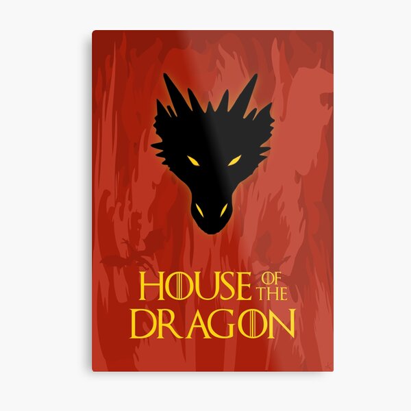 House of the Dragon (poster & prints, v2, without black border) Metal Print