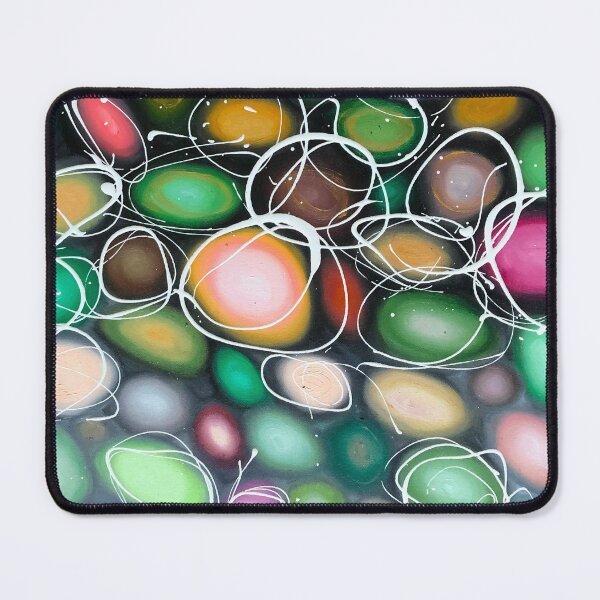 Item preview, Green & Pink Pebbles designed and sold by DavidClareArt.